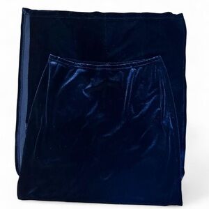 Black Velvet Maxi Skirt